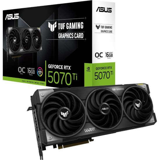 ASUS TUF Gaming GeForce RTX 5070 Ti 16GB GDDR7 OC Edition Graphics Card