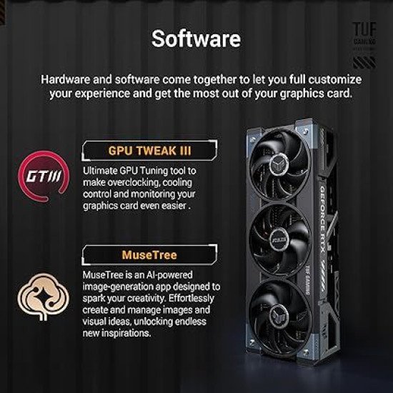 ASUS TUF Gaming GeForce RTX 5080 16GB GDDR7 OC Edition Graphics Card