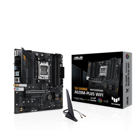 ASUS TUF GAMING A620M-PLUS WIFI AMD AM5 Micro-ATX Motherboard