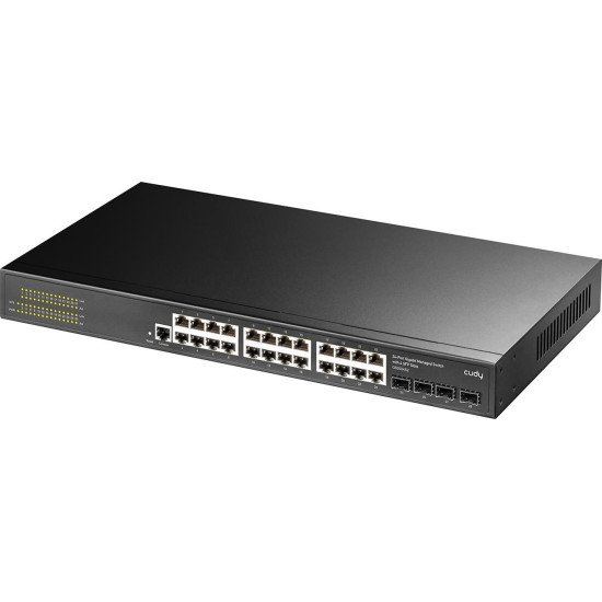 Cudy GS2024S2 24-Port 2-Layer Managed Gigabit Switch with 4 Gigabit SFP Slots