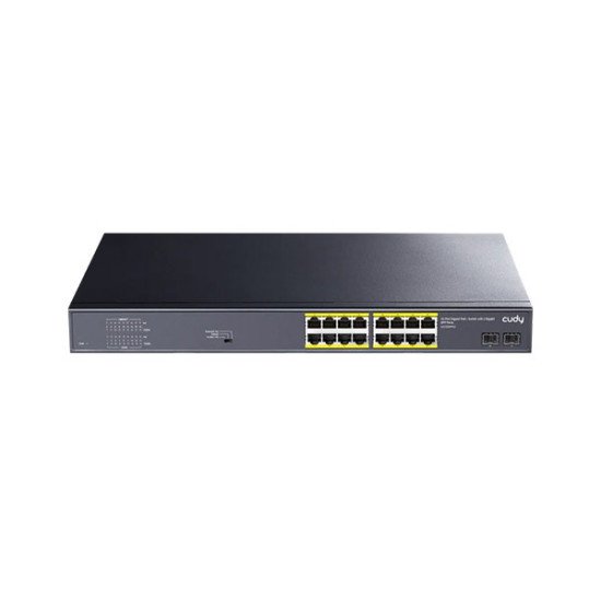 Cudy GS1020PS2 16-Port Gigabit PoE+ Switch with 2 Gigabit SFP Ports