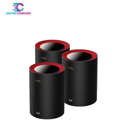 CUDY M3000 3-Pack AX3000 2.5G Dual Band Wi-Fi 6 Mesh System Router