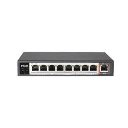 D-Link DES-F1009P-E 9-Port Fast Ethernet PoE Switch