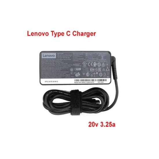 Adapter for Lenovo Laptops 20V 3.25A 65W Type-C