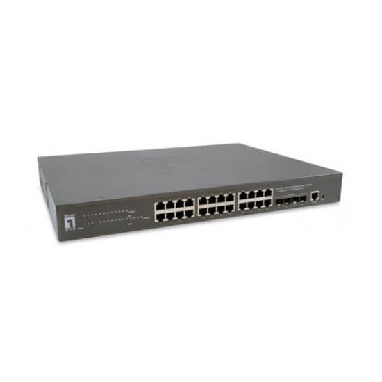 LevelOne GTP-2871 28-Port PoE Managed Gigabit Switch