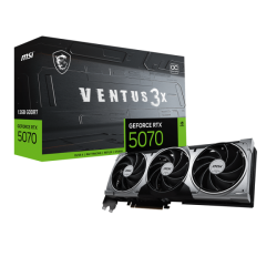 MSI GeForce RTX 5070 12G VENTUS 3X OC GDDR7 Graphics Card