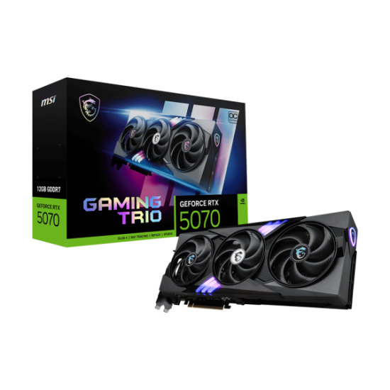 MSI GeForce RTX 5070 12G GAMING TRIO OC GDDR7 Graphics Card