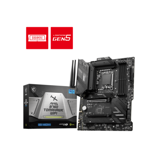 MSI MAG B760 TOMAHAWK WIFI DDR5 ATX Motherboard