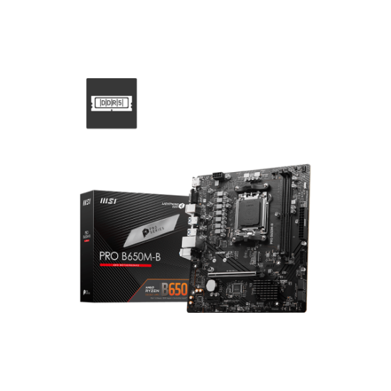 MSI PRO B650M-B DDR5 AMD AM5 m-ATX Motherboard