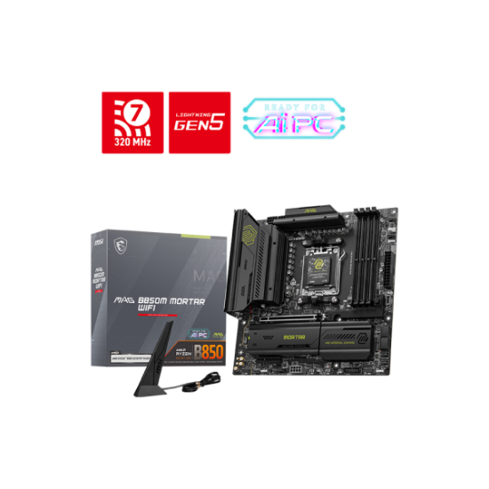 MSI MAG B850M MORTAR WIFI AM5 mATX Motherboard