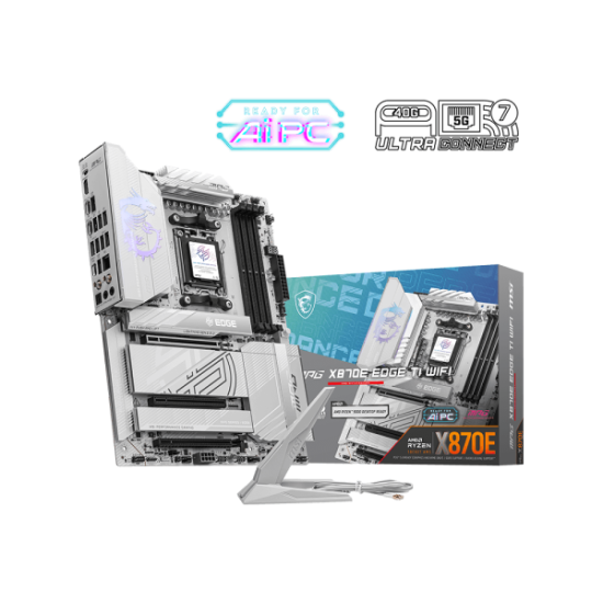 MSI MPG X870E EDGE TI WIFI AM5 ATX Motherboard
