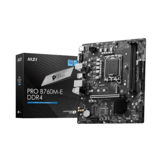MSI PRO B760M-E DDR4 mATX Motherboard