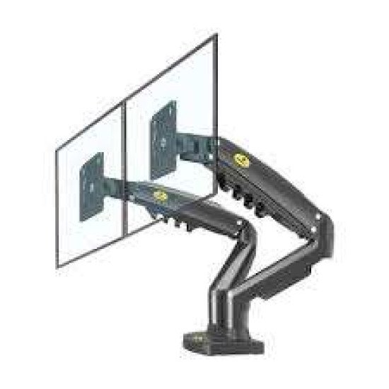 Micropack DM-02 17-27 Inch Dual Monitor Arm / Desk Mount Stand