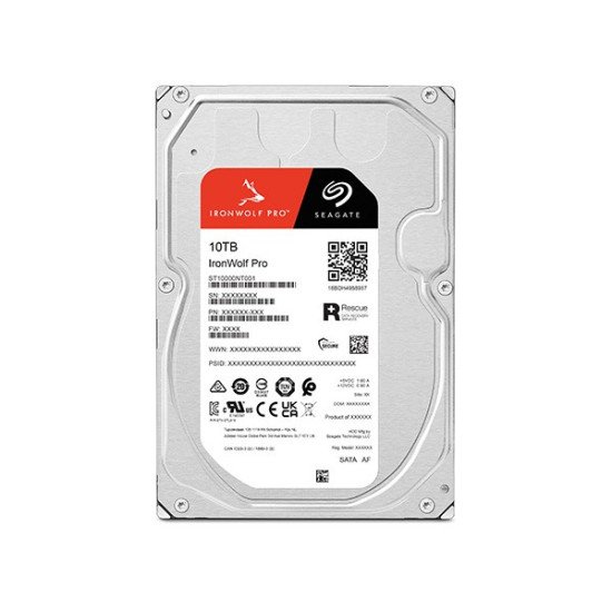 Seagate IronWolf Pro 10TB 3.5-inch SATA 7200RPM NAS HDD