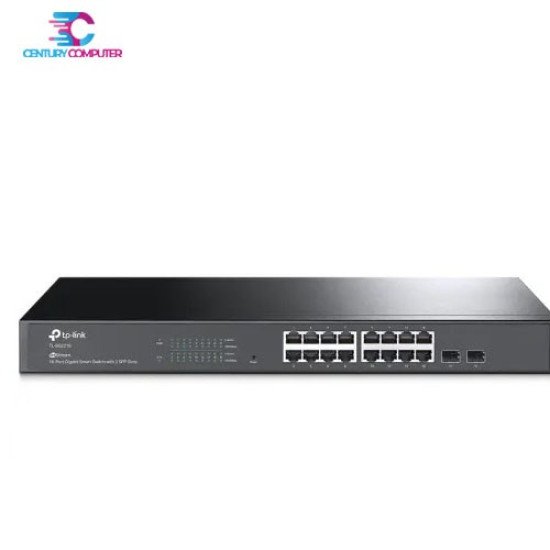 TP-Link TL‑SG1218MPE 18‑Port Gigabit Easy Smart Switch with 16‑Port PoE+