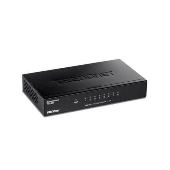 TRENDnet TEG-S83 8-Port Gigabit Desktop Switch