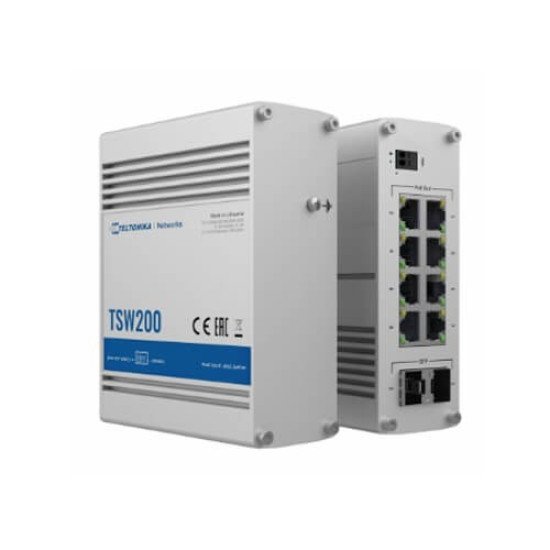 TELTONIKA TSW200 Industrial Unmanaged PoE+ Switch