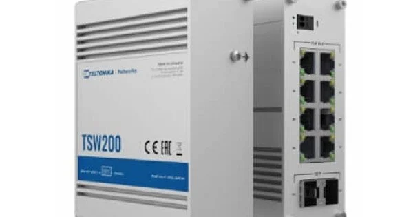 TELTONIKA TSW200 Industrial Unmanaged PoE+ Switch - TSW200