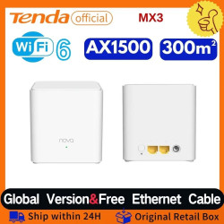 Tenda Nova MX3 2-Pack (AX1500 Dual-Band Wi-Fi 6 Mesh System)