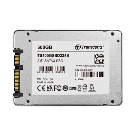 Transcend 225S 500GB 2.5 Inch SATA III SSD